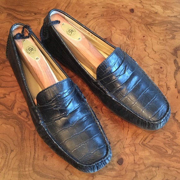 Cole Haan Trillby Croc-Print Driver Loafer - Picture 4 of 11